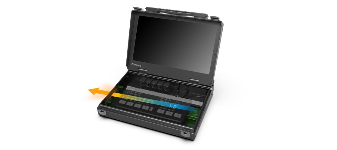 MV1330 | ATEM Miniシリーズ専用13.3型モニター搭載キャリーケース